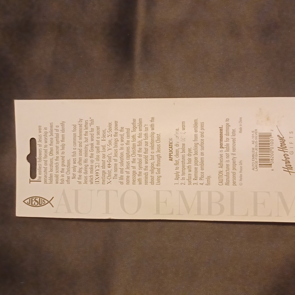 Jesus Auto Emblem. Silver - Picture 3 of 4